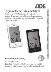 Notice ADE WS 1700 équipements de mesure