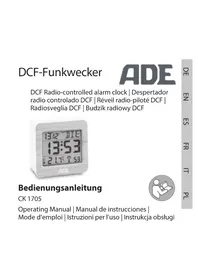 Notice ADE CK 1705 Radio-réveil