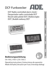 Notice ADE CK 1703 Radio-réveil