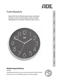 Notice ADE CK 1604 Montre