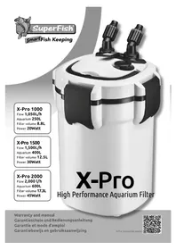 Notice SuperFish XPRO 1500 Filtre pour aquarium