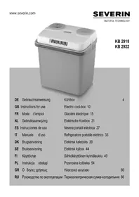 Notice SEVERIN KB 2918 Frigorifero