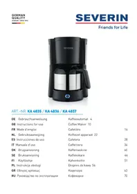 SEVERIN KA 4837 - Macchina da caffè