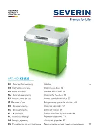 Notice SEVERIN KB 2923 Frigorifero