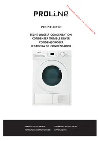 Notice PROLINE PCD 7 ELECTRO Secadora