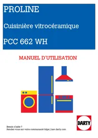 PROLINE PCC 662 WH - Cuisinière