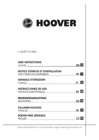 Notice HOOVER HOAZ7173IN WIFI Fırın