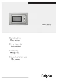 Notice Pelgrim MAG528RVS Microwave Oven