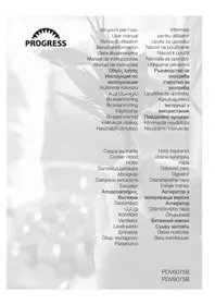 Notice PROGRESS PDV6075B Hotă de bucătărie