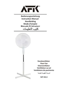 Notice AFK SVT45.3 Fan