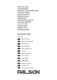 Notice PALSON MY KITCHEN 1000 30588 Robot de cuisine