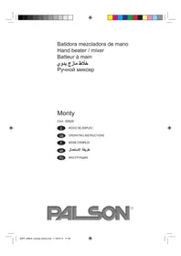Notice PALSON MONTY Mixeur plongeant