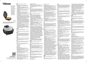 Notice TRISTAR WF1160 Pince pour croque monsieur