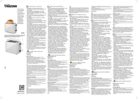 Notice TRISTAR BR1040 Grille pain
