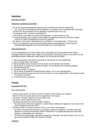 Notice TRISTAR EK3071 Cuiseur à oeufs