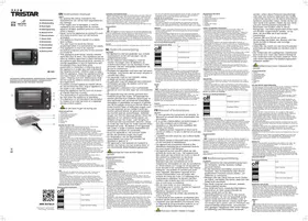 Notice TRISTAR OV1433 Four électrique