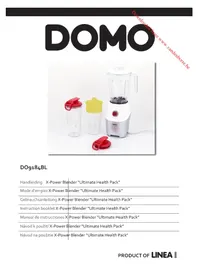 Notice DOMO XPOWER DO9184BL Blender