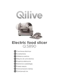 Notice Qilive Q.5890 Trancheuse électrique