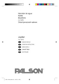 Notice PALSON JUPITER Bouilloire