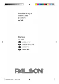 Notice PALSON SAHARA Bouilloire