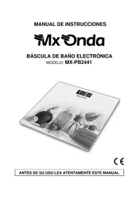 Notice Mx Onda MXPB2441 Balanças