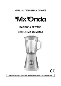 Notice Mx Onda MXBBM2151 Liquidificador