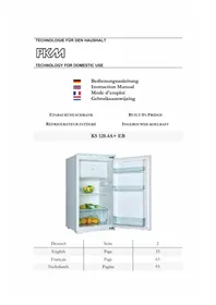 Notice PKM KS120.4A+EB Réfrigérateur