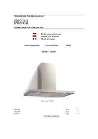 Notice PKM 9004W Basket