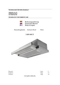 Notice PKM UBH6002T Basket