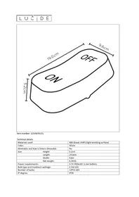 Notice Lucide SWITS 225040331 Interrupteur électrique