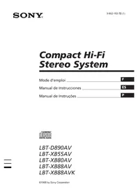 SONY LBTXB80AV - Aparelho Hi-Fi