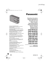 Notice PANASONIC RFD10EB Radio
