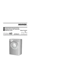 Notice HOOVER VHD 9163ZI86S Vaskemaskine