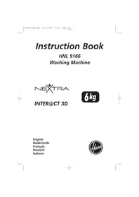 Notice HOOVER HNL 9166Z83M Wasmachine