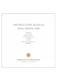 Notice Christiaan van der Klaauw REAL MOON 1980 CKRL2225 Часы