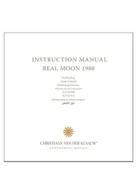 Notice Christiaan van der Klaauw REAL MOON 1980 CKRL1124 Часы