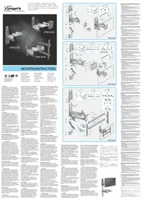 Notice VOGELS EFW 6145 Support mural