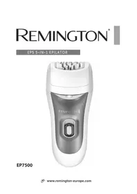 Notice REMINGTON 5IN1 EP7500 Električni epilator