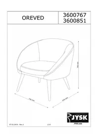 Notice JYSK OREVED Fauteuil