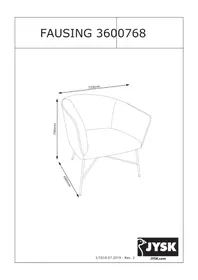 Notice JYSK FAUSING Fauteuil