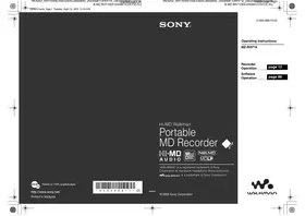MZ-RH710 SONY