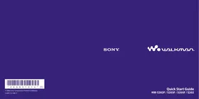 SONY NW-S203F - Mp3 player