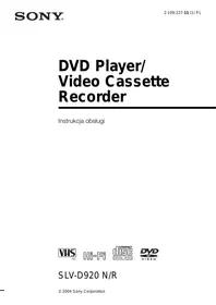 SONY SLV-D920N - Odtwarzacz dvd