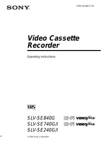 SONY SLV-SE740G - Video recorder