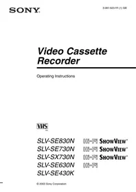 SONY SLV-SE830N - Video recorder