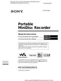 MZ-N520CK SONY
