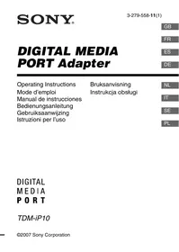 SONY TDM-IP10 - Accessori audio
