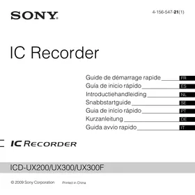ICD-UX300 SONY