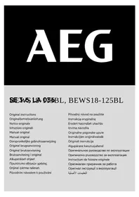 Notice AEG BEWS 18125X Vermaler