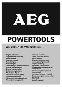 Notice AEG WS 2200180 Vermaler
